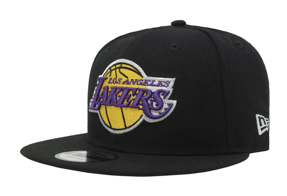 Los Angeles Lakers New Era Brand NBA 9FIFTY Snapback Hat Black - MamySports