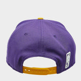 Los Angeles Lakers New Era Brand NBA 9FIFTY 2-Tone Snapback Hat Purple Yellow - MamySports