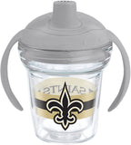 NFL® New Orleans Saints Tervis Wrap With Sippy Cup Lid 6 oz My First Tervis™ Sippy Cup, Clear - MamySports