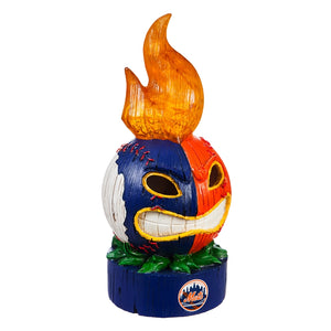 New York Mets, Lit Team Ball Statue - MamySports