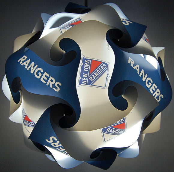 New York Rangers Fan Lampz Original Self-Assembly Lighting System - MamySports