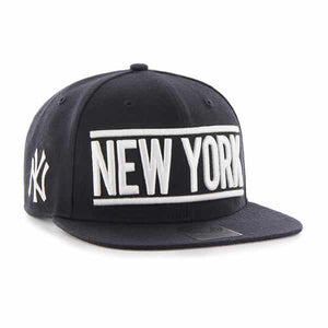 New York Yankees 47 Brand Navy On Track 47 Captain Snapback Navy - MamySports