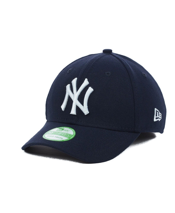 New York Yankees MLB New Era Brand Team Classic 39THIRTY Kids' Cap or Toddlers' Cap - Black Hat - MamySports