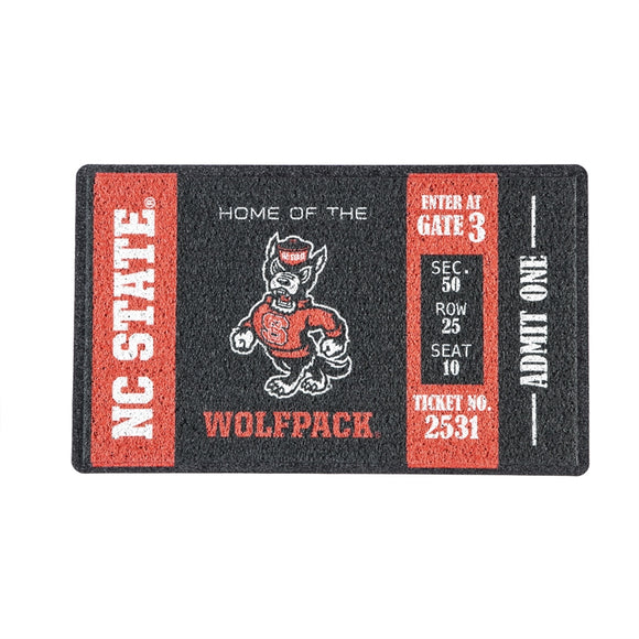 Turf Door Mat,North Carolina State - MamySports