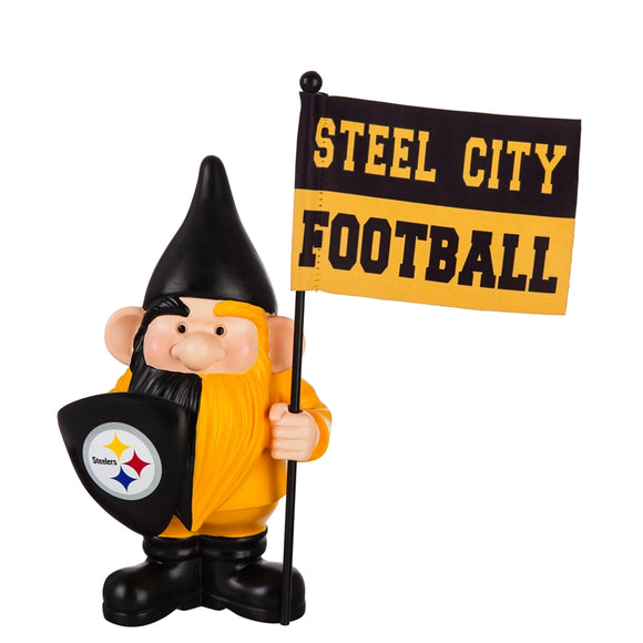 Pittsburgh Steelers, Flag Holder Gnome - MamySports