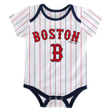 Boston Red Sox Newborn & Infant 3 Piece Creeper Set Born A Fan - MamySports