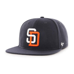 San Diego Padres '47 Pro Brand Cooperstown Collection Fitted Black - MamySports