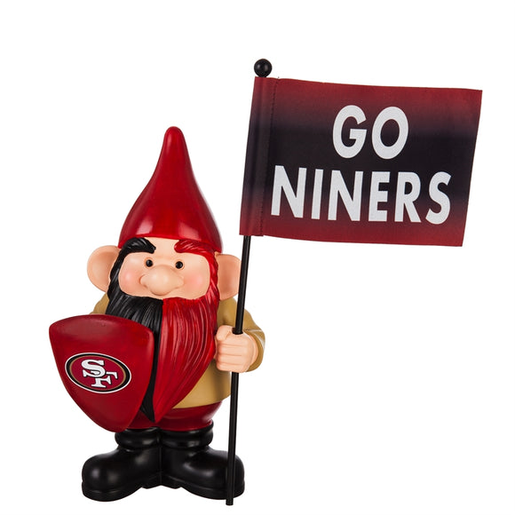 San Francisco 49ers, Flag Holder Gnome - MamySports