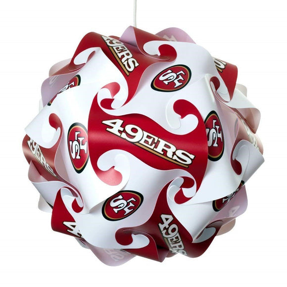 San Francisco 49ers Fan Lampz Original Self-Assembly Lighting System - MamySports