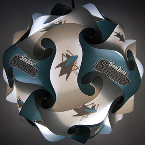 San Jose Sharks Fan Lampz Original Self-Assembly Lighting System - MamySports