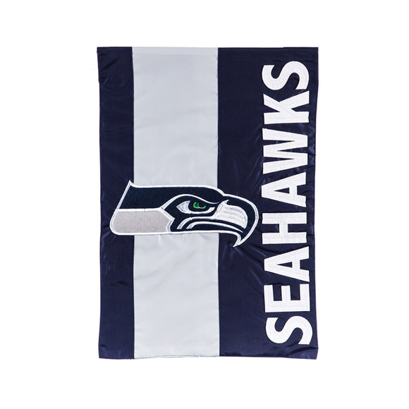 Seattle Seahawks, Embellish Garden Flag - MamySports