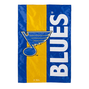 St Louis Blues, Embellish Garden Flag - MamySports