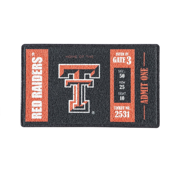 Turf Door Mat-Texas Tech - MamySports