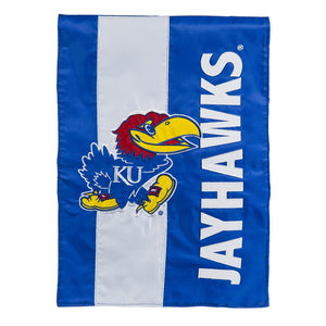 University of Kansas, Embellish Garden Flag - MamySports