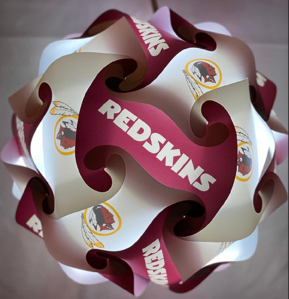 Washington Redskins Fan Lampz Original Self-Assembly Lighting System - MamySports