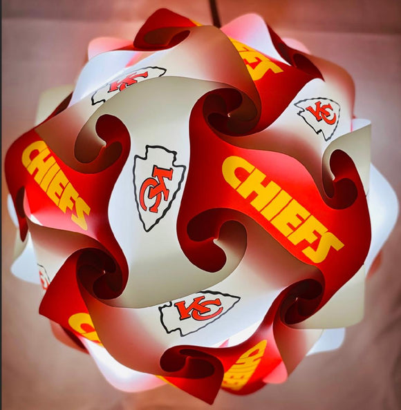 Kansas City Chiefs Fan Lampz Original Self-Assembly Lighting System - MamySports