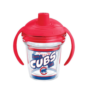 MLB® Chicago Cubs Born a Fan Tervis Wrap With Sippy Cup Lid 6 oz My First Tervis™ Sippy Cup, Clear - MamySports