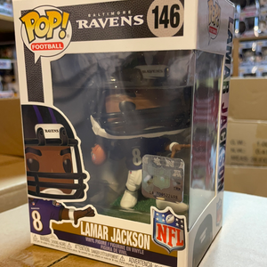 Lamar Jackson Funko POP! NFL Baltimore Ravens (W/ Helmet) - MamySports