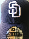 San Diego Padres New Era Brand 39THIRTY Team Classic Flexfit Navy Hat - MamySports