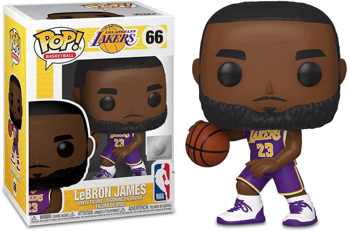 Funko Pop NBA Lebron James Lakers Purple White Jersey 6 23 #90 127 for sale  online
