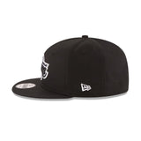 Los Angeles Lakers New Era Brand NBA 9FIFTY Snapback Hat Basic Black - MamySports