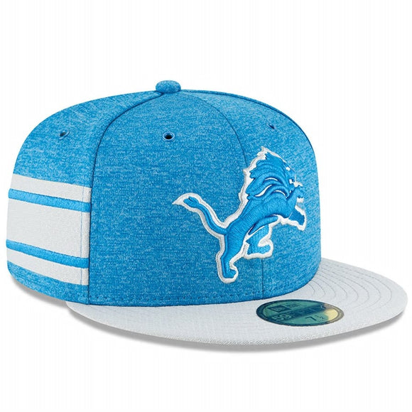 Detroit Lions New Era NFL Sideline Home Official 9FIFTY Snapback Adjustable Hat - Blue/Grey - MamySports