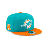 Miami Dolphins Baycik Snap Original Fit New Era 9Fifty Snapback Hat - MamySports