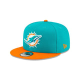 Miami Dolphins Baycik Snap Original Fit New Era 9Fifty Snapback Hat - MamySports
