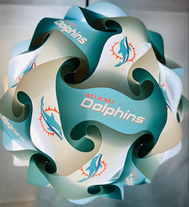 Miami Dolphins Fan Lampz Original Self-Assembly Lighting System - MamySports