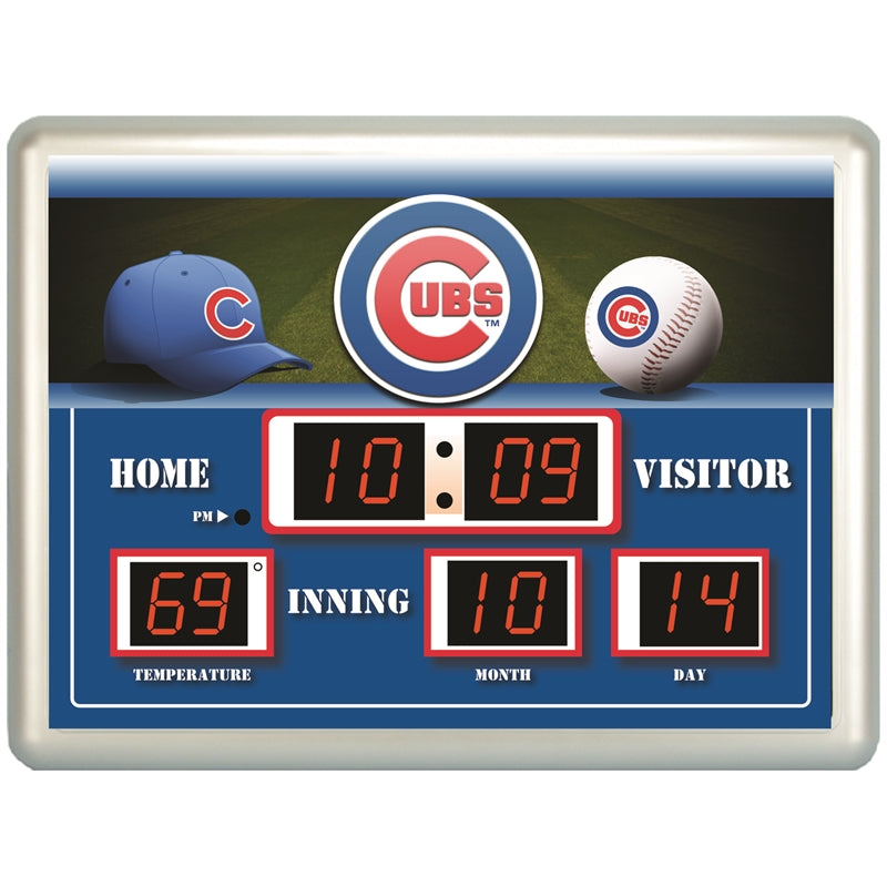 Soreboard Wall Clock, Chicago Cubs – MamySports