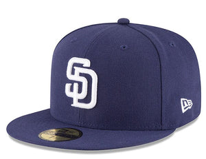 Men's San Diego Padres New Era Brand Authentic Collection On-Field 59FIFTY Fitted Hat - Navy - MamySports