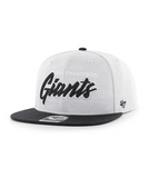 San Francisco Giants Street Script 47 Captain Adjustable Hat - Gray - MamySports