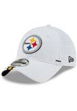 Pittsburgh Steelers Official Training New Era 9TWENTY Adjustable Hat - White - MamySports