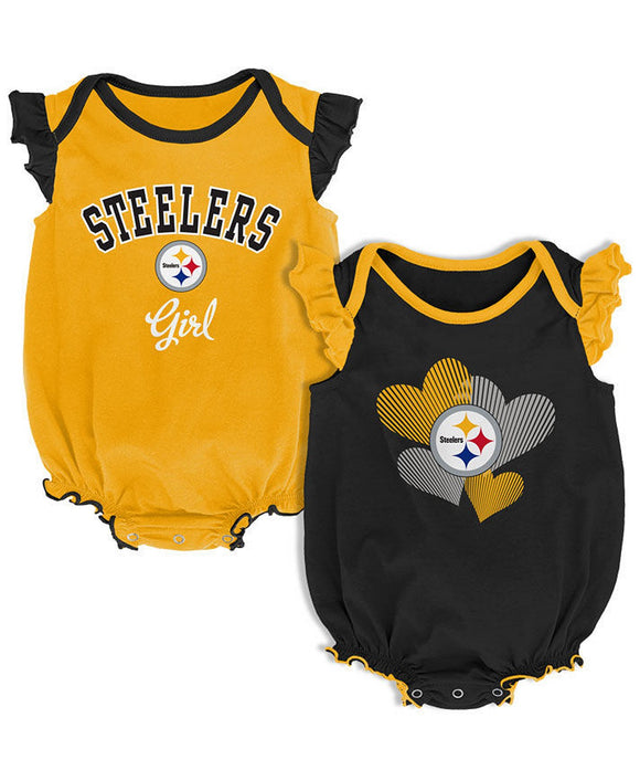 Pittsburgh Steelers Infant Celebration 2 Piece Creeper Set - MamySports