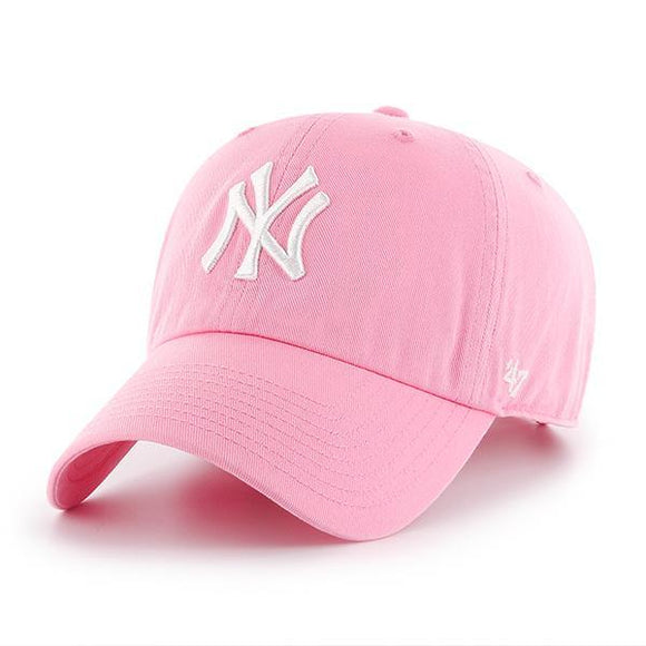 New York Yankees 47 CLEAN UP Adjustable Hat - Pink - MamySports
